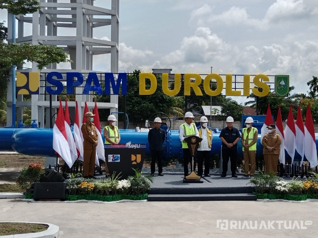 Habiskan Anggaran Rp 396,6 Miliar, Jokowi Resmikan SPAM Durolis