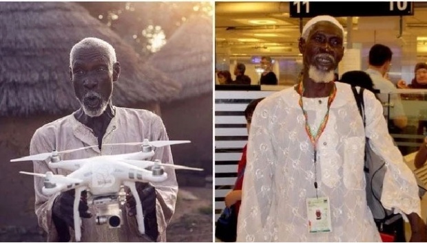 Pria Miskin Ghana Naik Haji Berkat Drone Jatuh