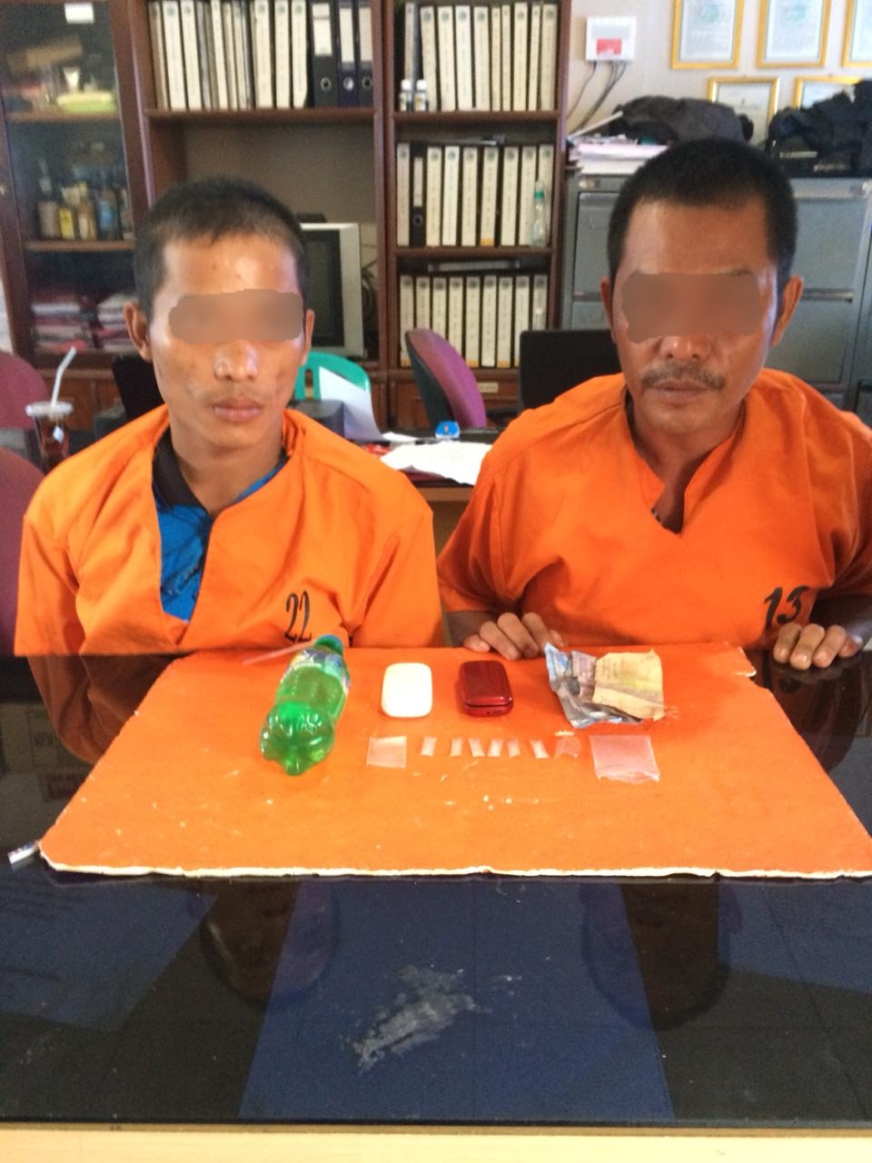 Gara-gara Narkoba, Bapak dan Anak di Inhil Ditangkap Polisi