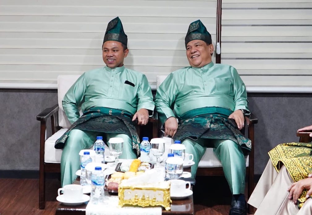 Tampil Kompak, Gubri Abdul Wahid dan Wagub SF Hariyanto Minta Dukungan Bangun Riau
