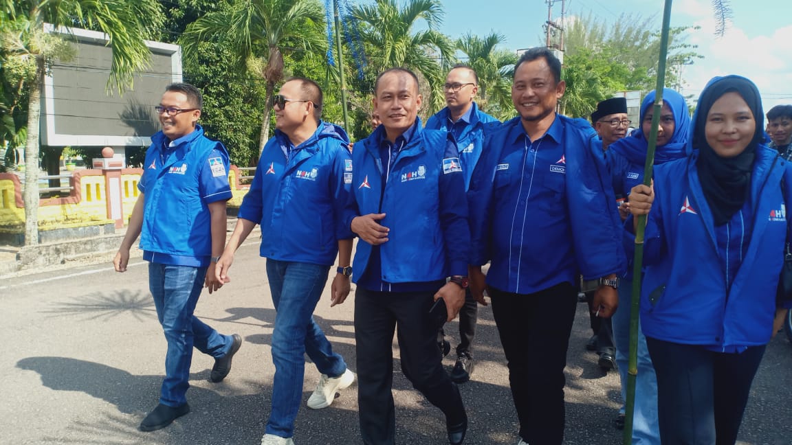 Demokrat Bengkalis Daftarkan 45 Bacaleg ke KPU