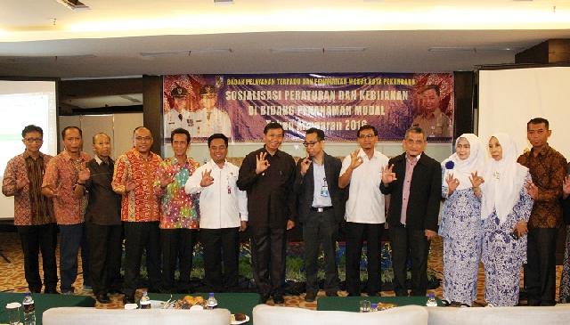 Walikota Buka Acara Sosialisasi Peraturan Bidang Penanaman Modal