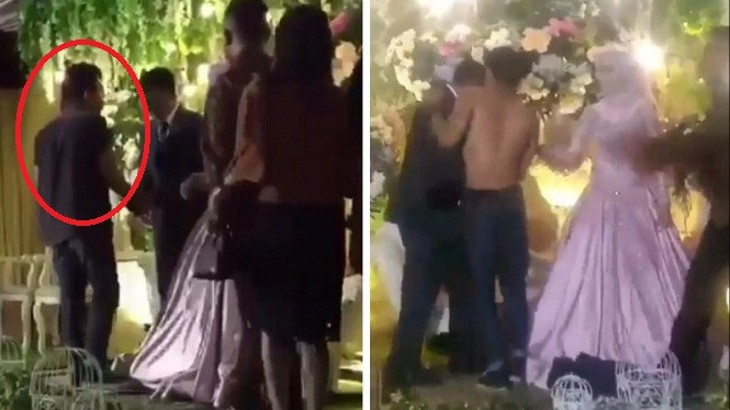 Pria Ini Nekat Buka Baju Dinikahan Mantan