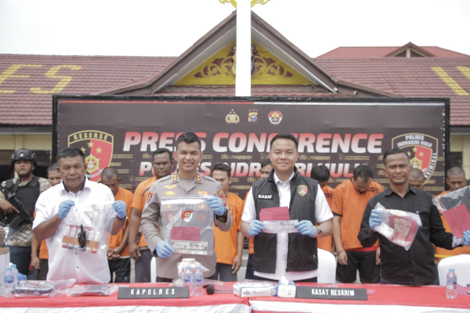 Sindikat Curanmor di Inhu Terbongkar, Polisi Sita 33 Motor dan Ungkap Jaringan Pemalsu STNK