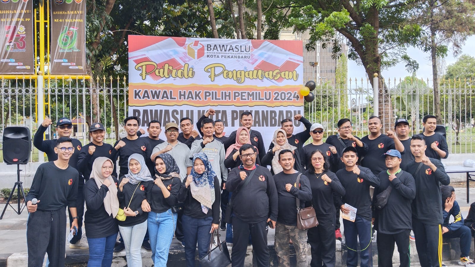 Bawaslu Pekanbaru Gelar Patroli Pengawasan Sosialisasi Kawal Hak Pilih