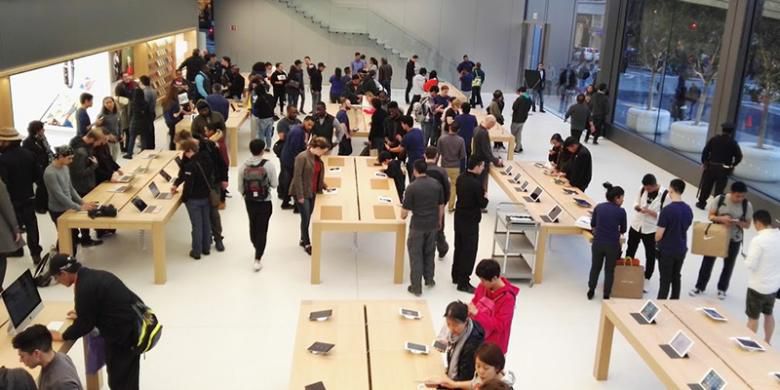 iPhone Meledak di Toko Apple, 7 Orang Terluka