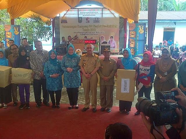 Plt Gubri Canangkan Desa Ransang Sebagai Kampung KB Tingkat Provinsi Riau
