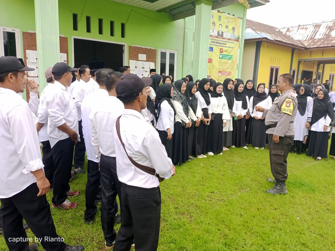 Aiptu Agus Riyono Sampaikan Pesan Pemilu Damai 2024 di Madrasah Aliyah