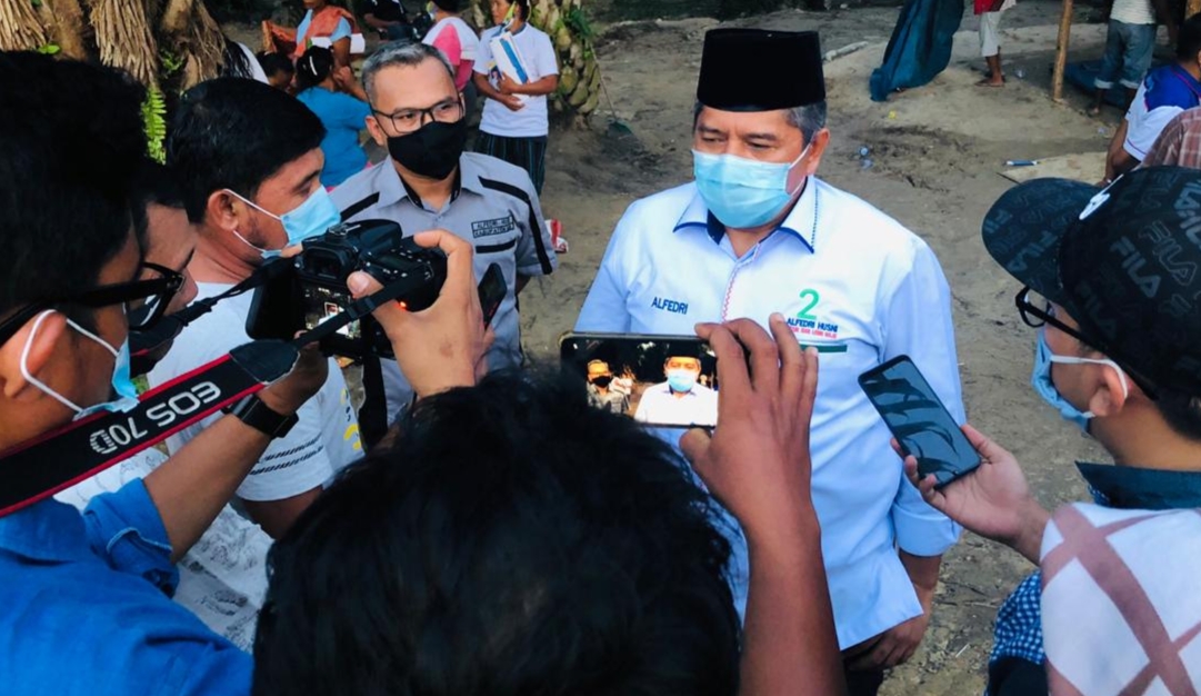 Paslon Alfedri-Husni Dukung Penuh Polda dan Bawaslu Riau Patroli Money Politic