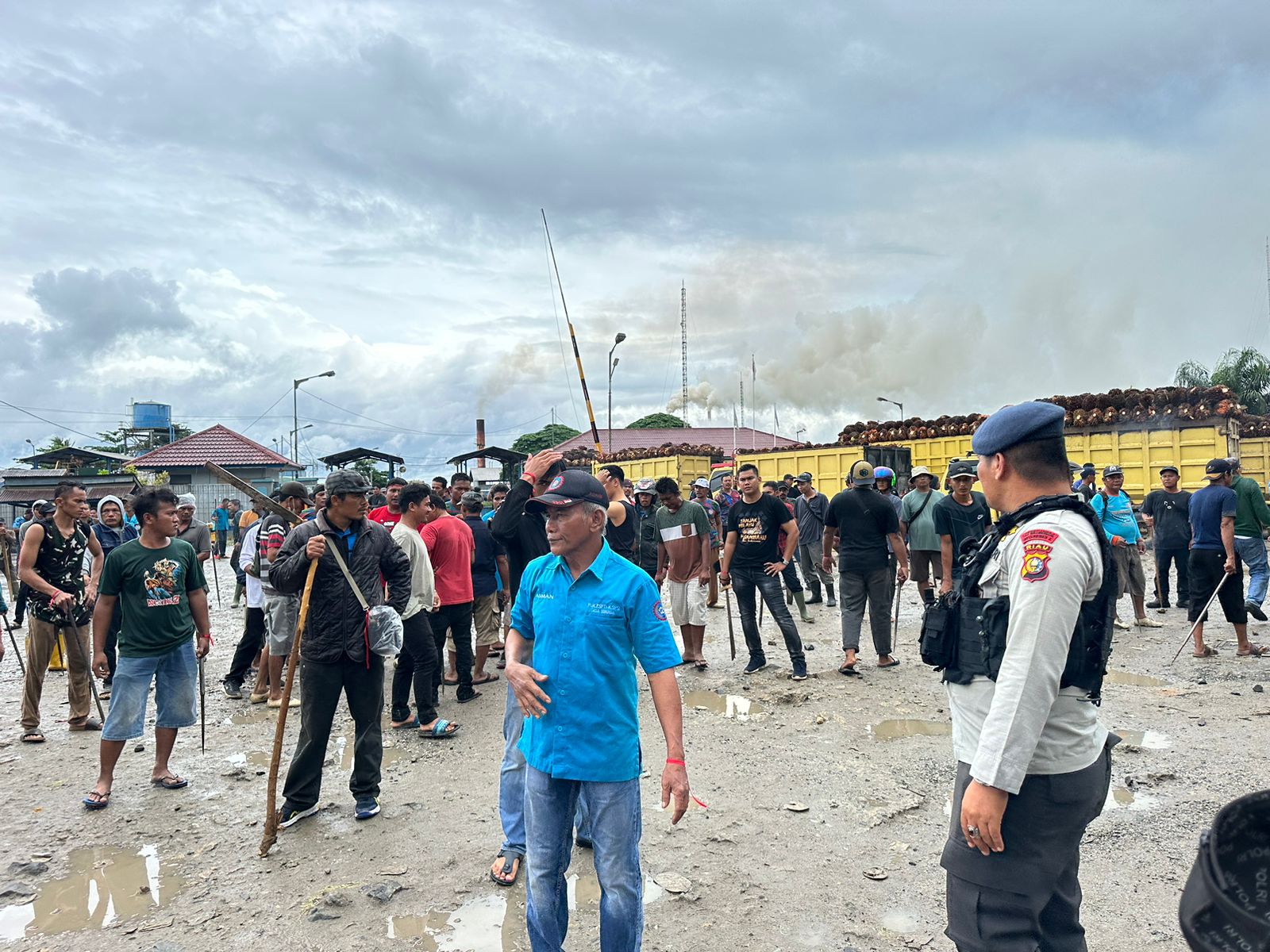 Bentrok di Inhu Berhasil Diredam, Brimob Pastikan Situasi Kondusif Jelang Pemilu