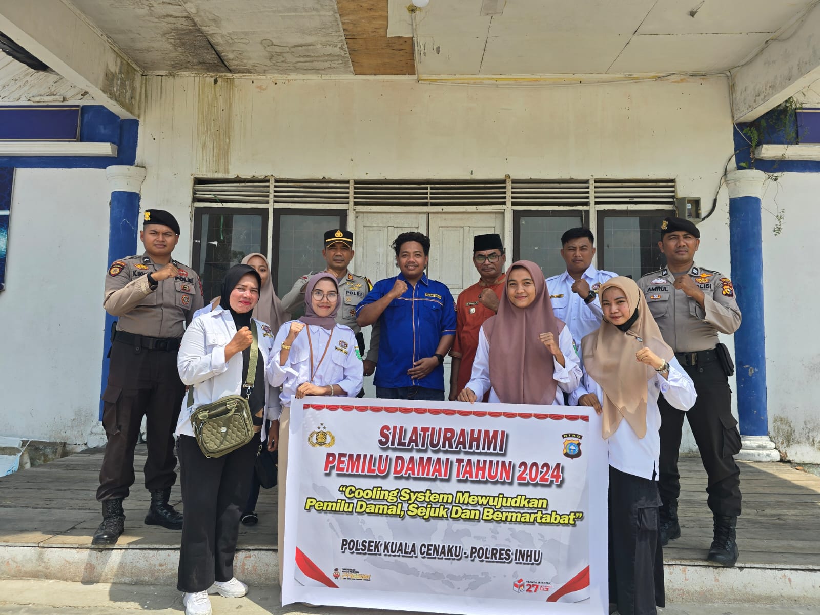 Polsek Kuala Cenaku Ajak Karang Taruna Jadi Relawan Awasi Pilkada