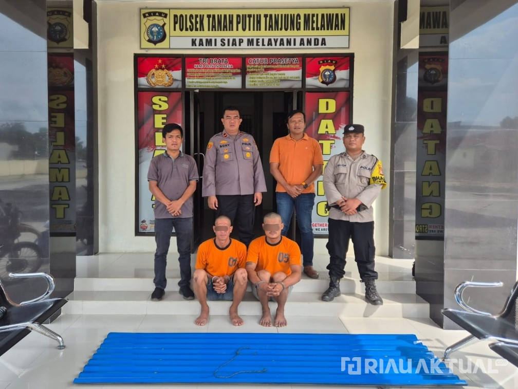Reaksi Cepat, Polsek TPTM Tangkap Pencuri 27 Lembar Seng di Pelabuhan Mesah, Dua Pelaku Ditangkap