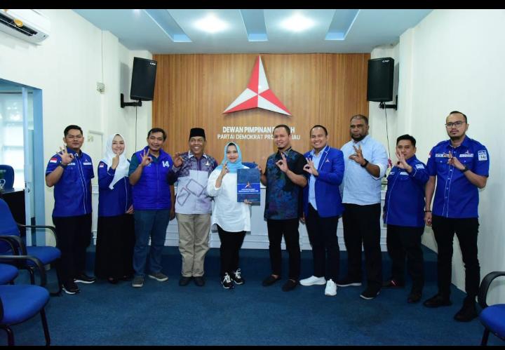 Pilkada 2024, Balon Bupati Bengkalis Kasmarni Sampaikan Visi Misi di DPD Demokrat Riau