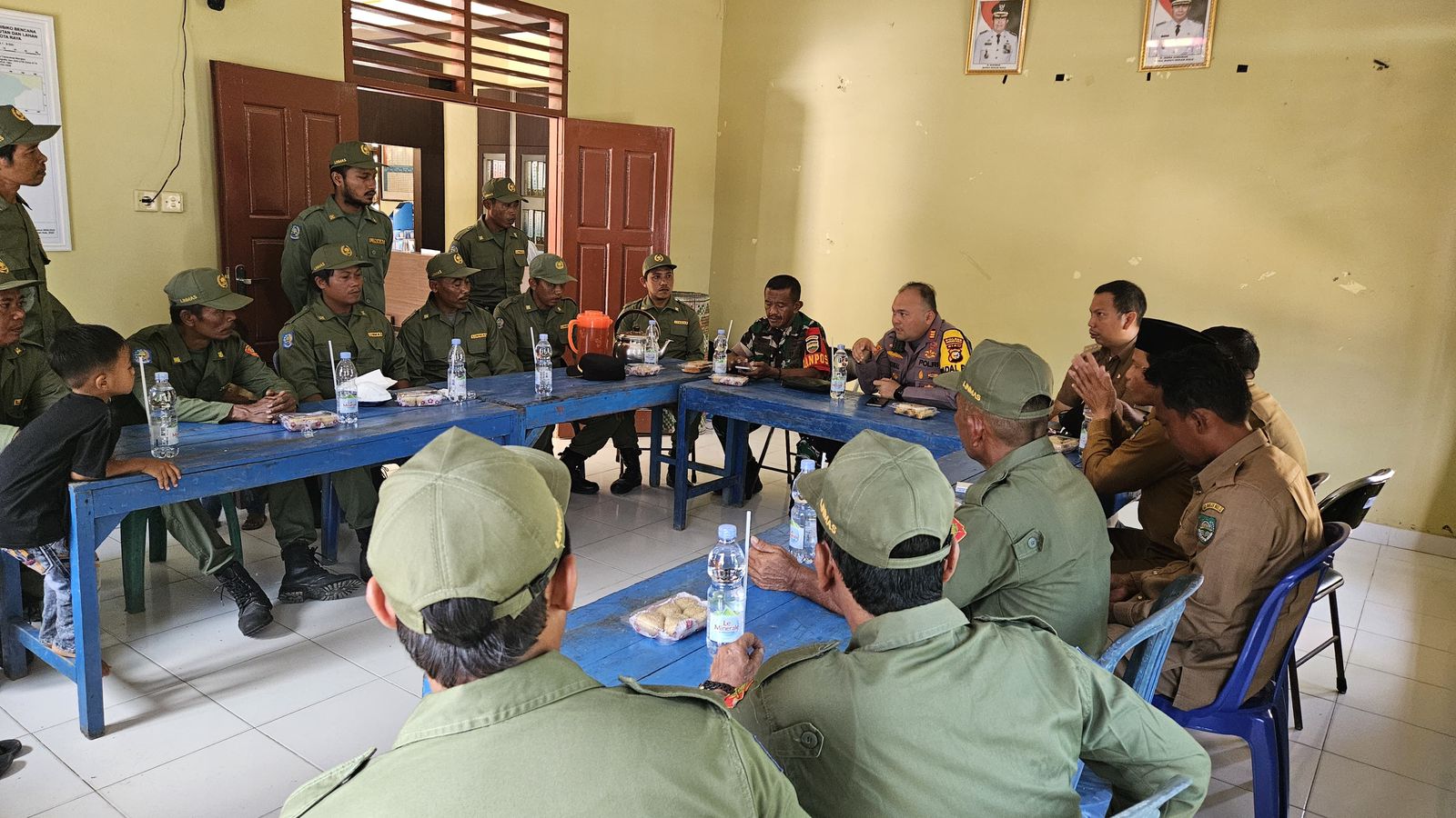 Kapolsek Kunto Darussalam Gelar Cooling System untuk Pilkada Damai