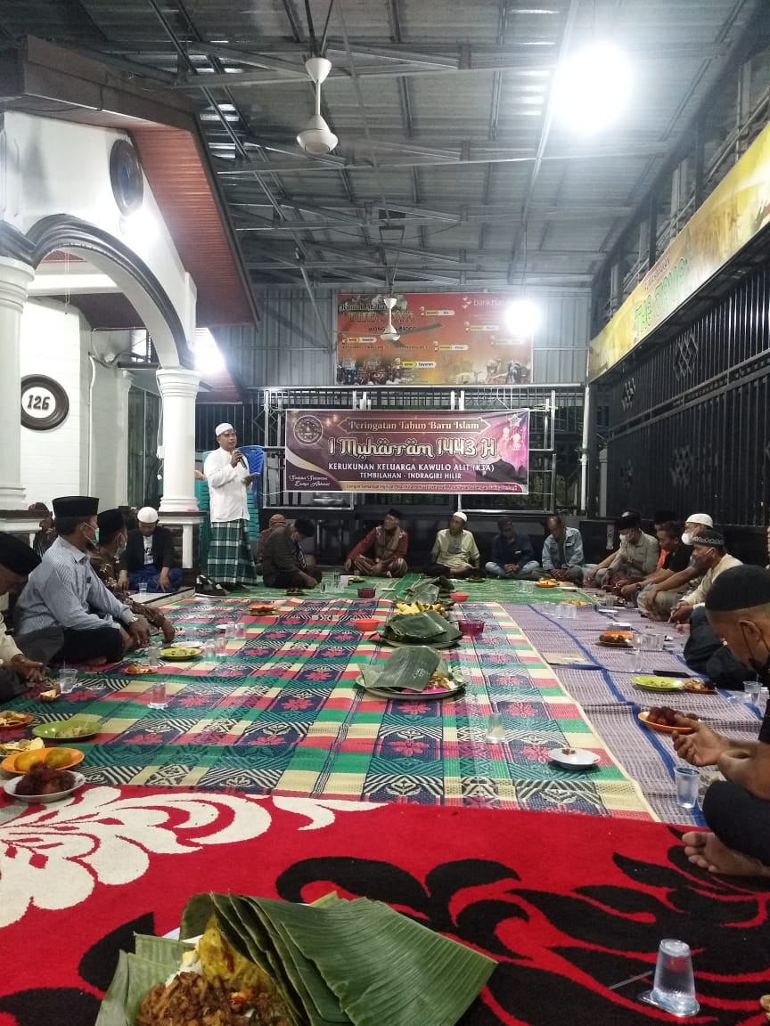 Sambut Tahun Baru Hiriyah 1443, Kerukunan Keluarga Kawulo Alit Tembilahan Gelar Zikir dan Doa Bersama