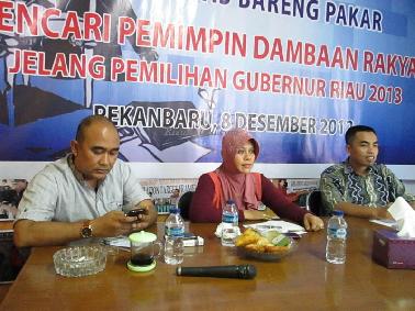 Jelang Pilkada 2013, PJI Riau dan PT RAPP Gelar Diskusi