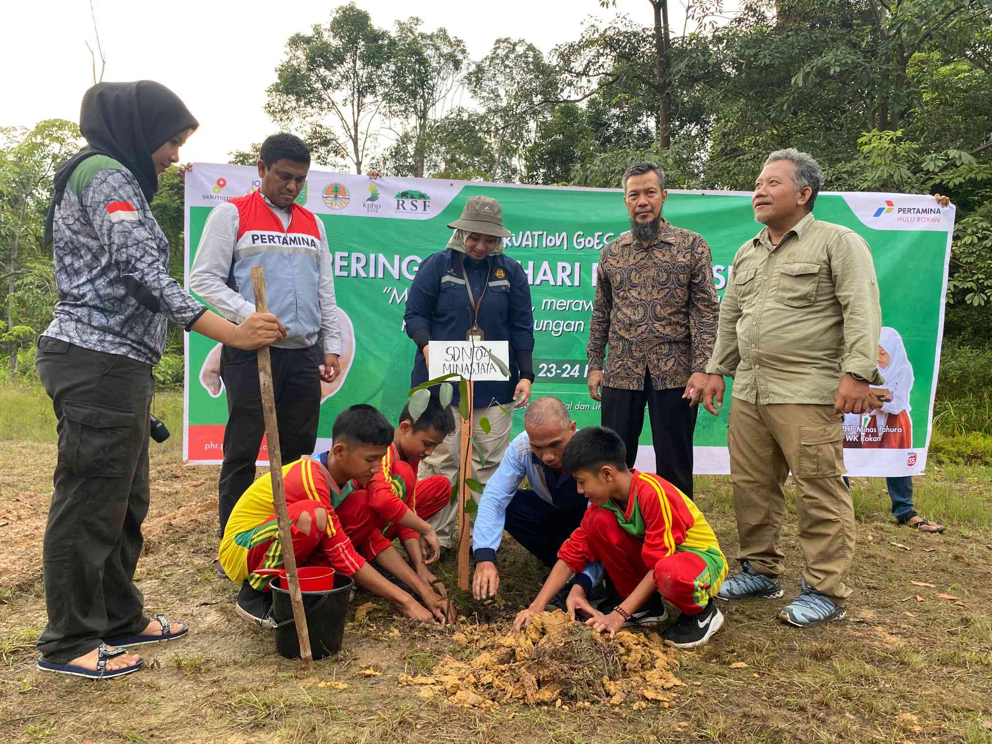 CGTS di Tahura SSH: Menanam Pohon, Merawat Hutan, dan Lestarikan Gajah Sumatera