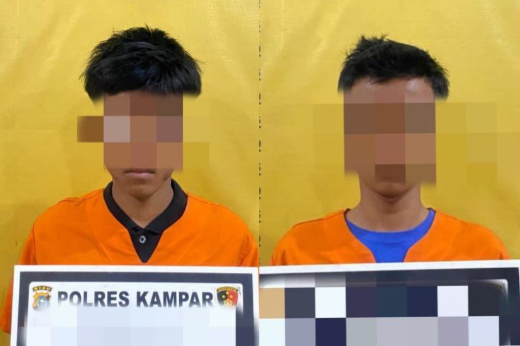 Terekam CCTv, Dua Remaja di Kampar Ditangkap karena Bongkar Kotak Infak