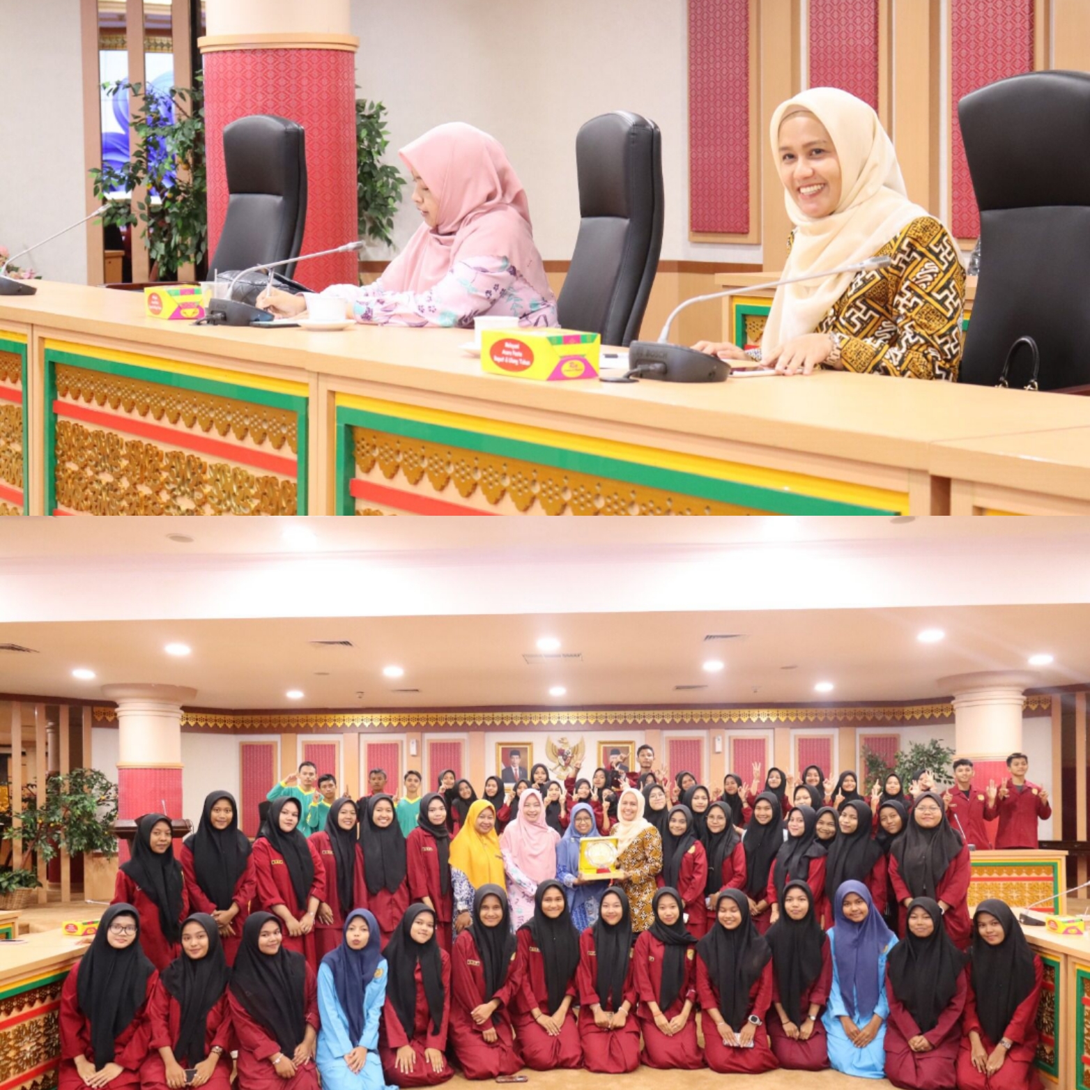 Bertemu Langsung dengan Dr Hj Karmila Sari, Siswa-siswi SMK 3 Muhammadiyah Diajak Berpikir Positif tentang Politik