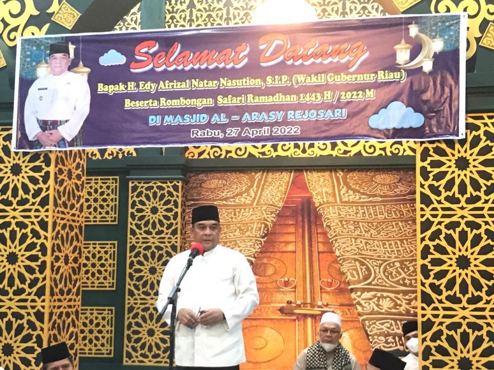 Safari Ramadhan 1443 H Berakhir, Wagubri Himbau Masyarakat Tetap Ramaikan Masjid