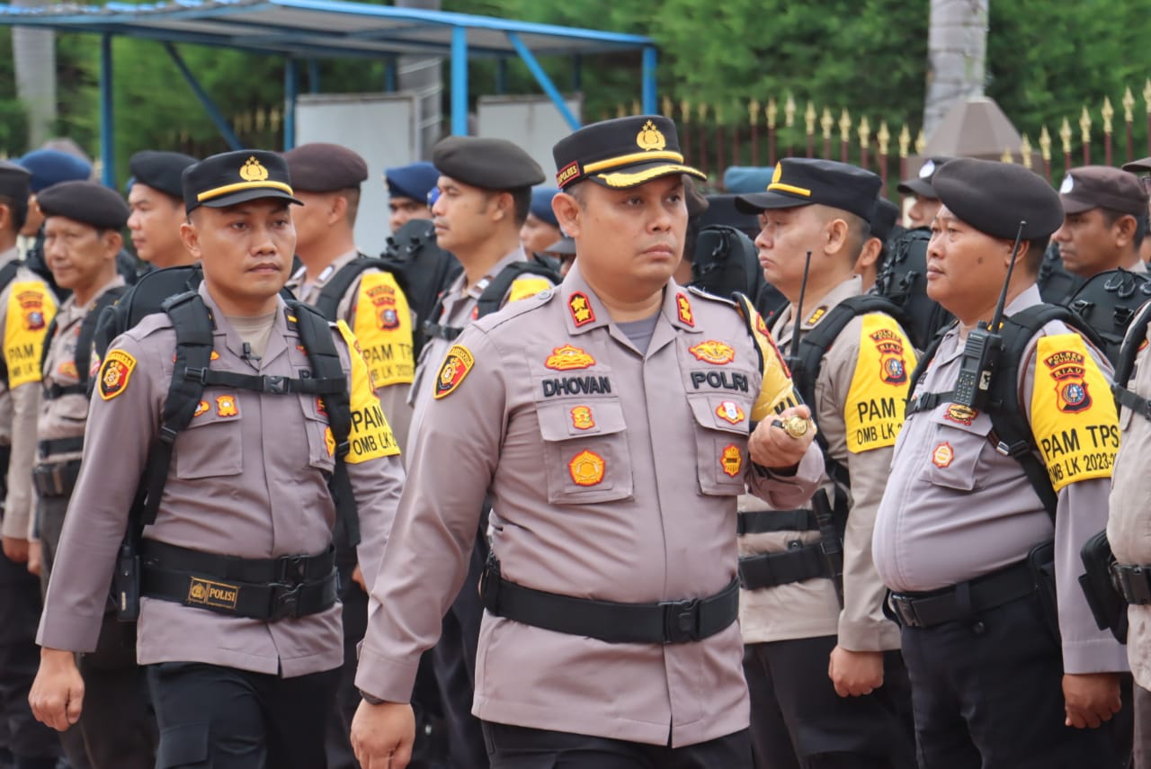 Polres Dumai Kerahkan 250 Personel Amankan 925 TPS