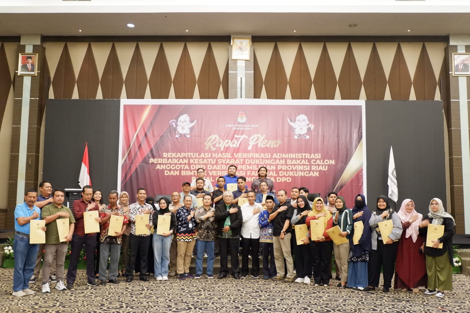 Tahapan Pencalonan DPD RI Dapil Riau, Ini Nama-nama Bacalon Lanjut Tahapan Verfak dan Bacalon yang Gagal