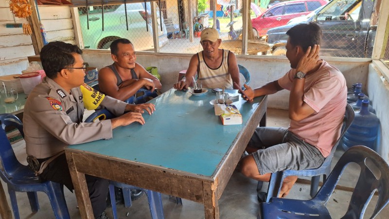 Kapolsek Bangko Pusako Gelar Cooling System untuk Sukseskan Pilkada Damai 2024 di Dusun Wonosari