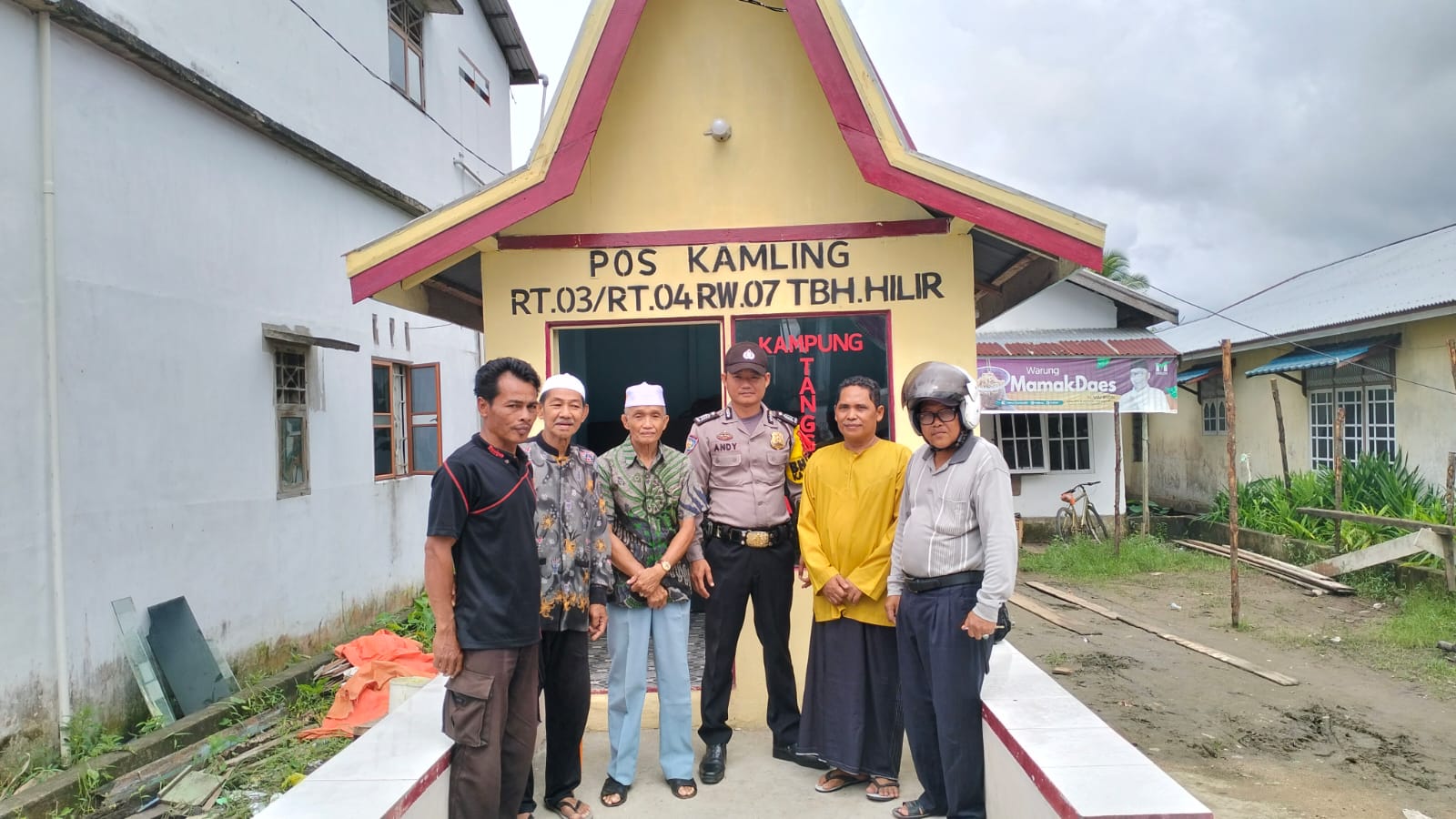 Polsek Tembilahan Tingkatkan Kewaspadaan Satkamling Jelang Pemilu 2024