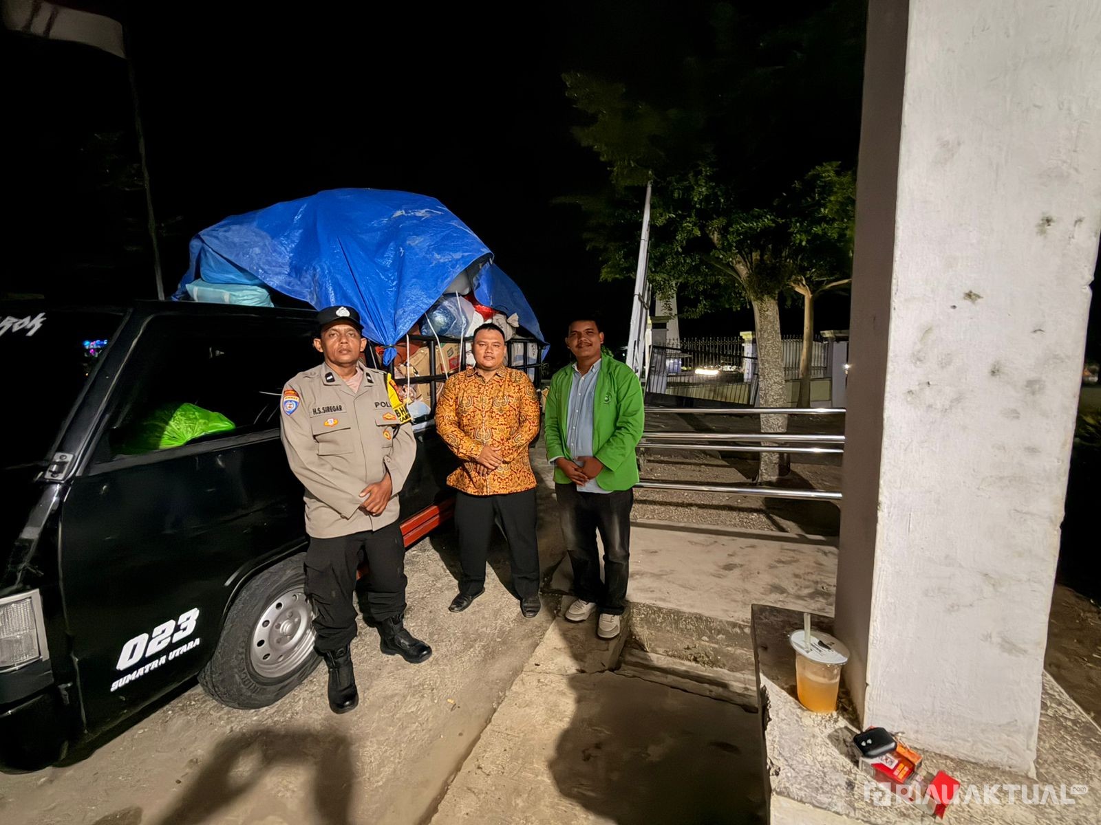 Warga Rohul Gotong Royong Kumpulkan Bantuan untuk Korban Bencana Sumatera