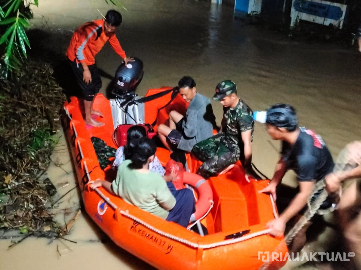 Banjir di Kuansing, 193 Rumah Terendam, 3 Anak Terjebak