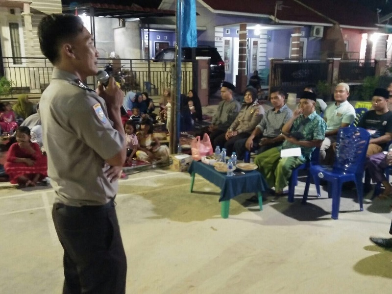 Antisipasi Karhutla, Sat Binmas Polresta Pekanbaru Gencar Berikan Himbauan Kepada Masyarakat