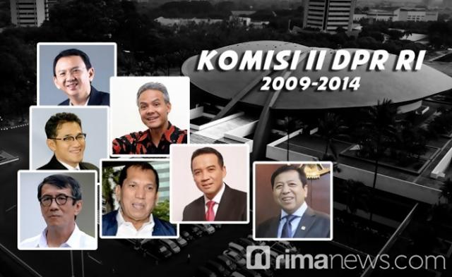Korupsi e-KTP, inilah daftar anggota Komisi II DPR 2009-2014