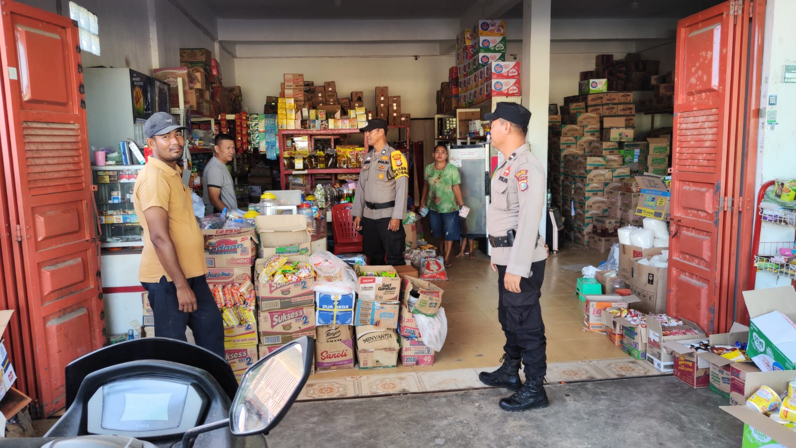 Polsek Bangko Pusako Gelar Patroli Antisipasi C3, Sasar Lokasi Keramaian dan Grosir