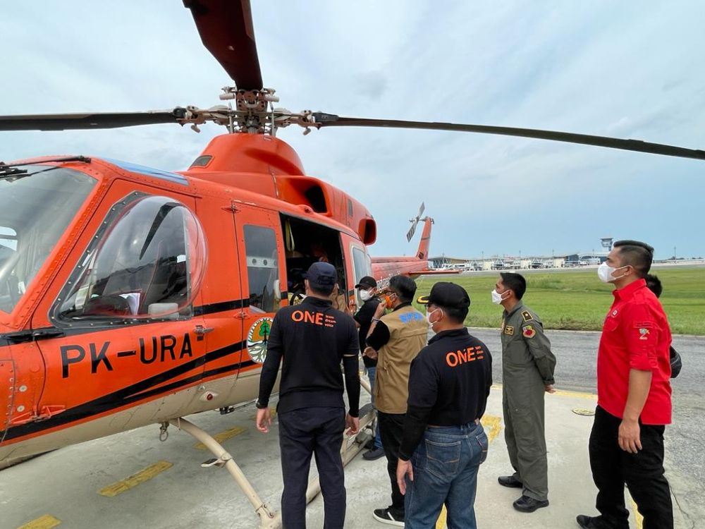 Bulan Mei, Bantuan Helikopter Water Bombing dari BNPB Tiba di Riau