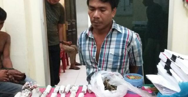 Polres Pelalawan Ringkus Pengedar Ganja