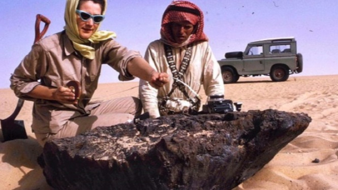 Sisa-sisa Meteor yang Menghantam Arab Saudi Empat Abad Lalu