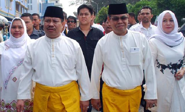 Mungkin Inilah Bukti Hubungan Bupati dan Wabup Bengkalis Tak Harmonis