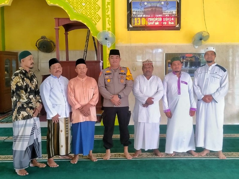 Terciptanya Pemilu Damai 2024 di Rohil Riau, Kapolsek Rimba Kumpulkan Ulama dan Tokoh Agama