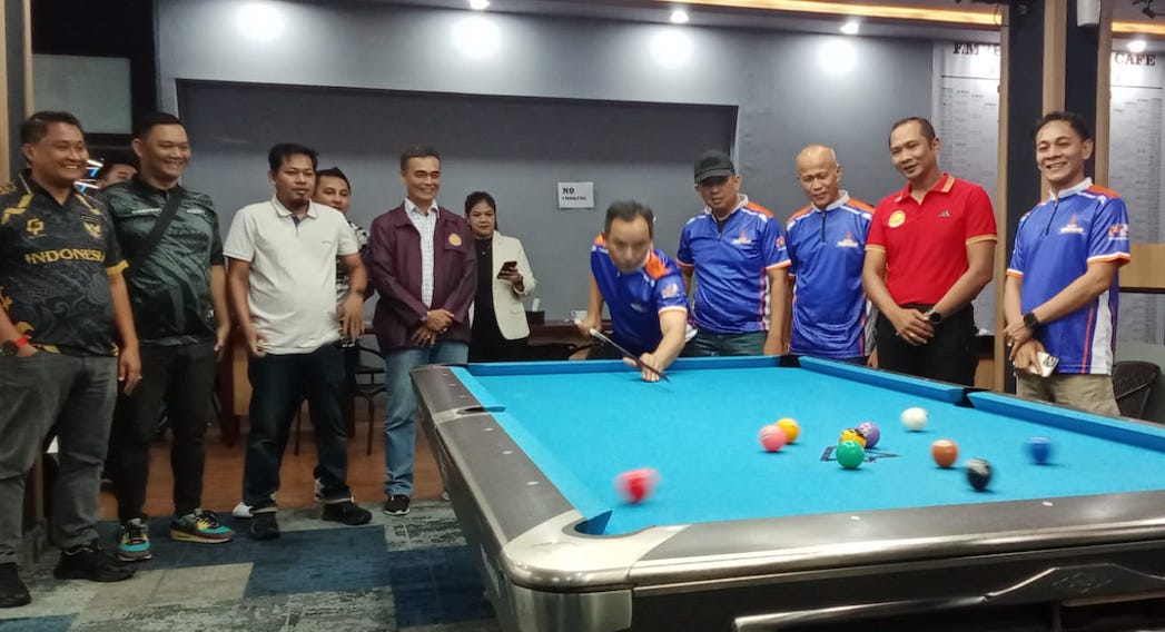 Wali Kota Cup Biliar Resmi Dibuka, Total Hadiah Rp105 Juta Siap Diperebutkan