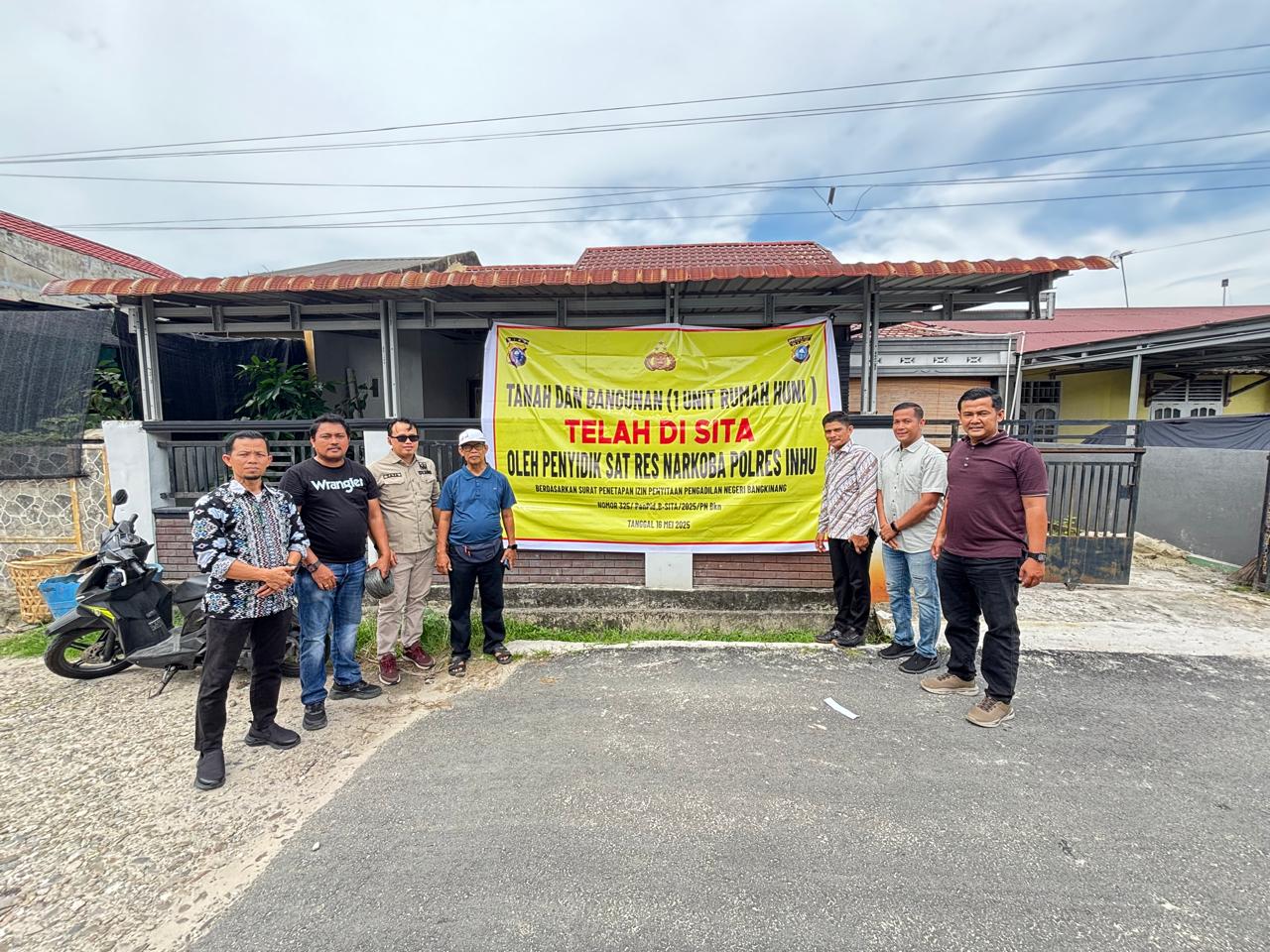 Polres Inhu Kembali Sita Aset Mak Gadi Bernilai Ratusan Juta di Kampar: Diduga Hasil Tindak Pidana Pencucian Uang