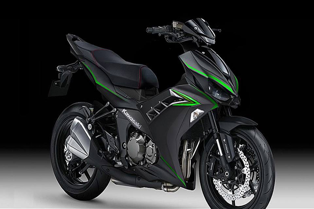 Tantang Yamaha MX King dan Honda Supra 150, Kawasaki Siapkan Bebek 175cc Kawal Ninja 250 4 Silinder