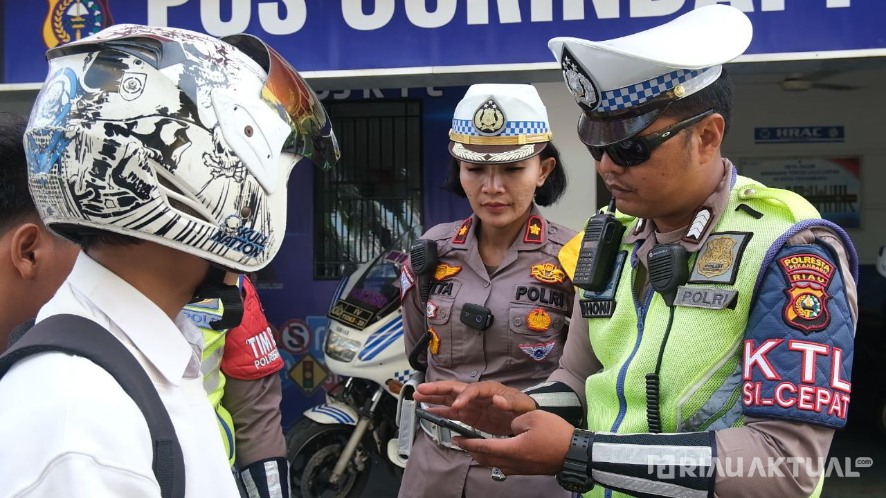 Sepekan Operasi Patuh LK 2023 di Pekanbaru, Ratusan Pengendara Terjaring