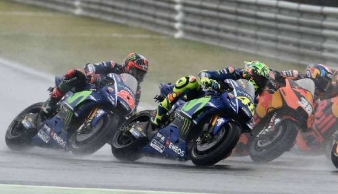 Rossi Ibaratkan MotoGP Jepang Bagai Balapan di Atas Es