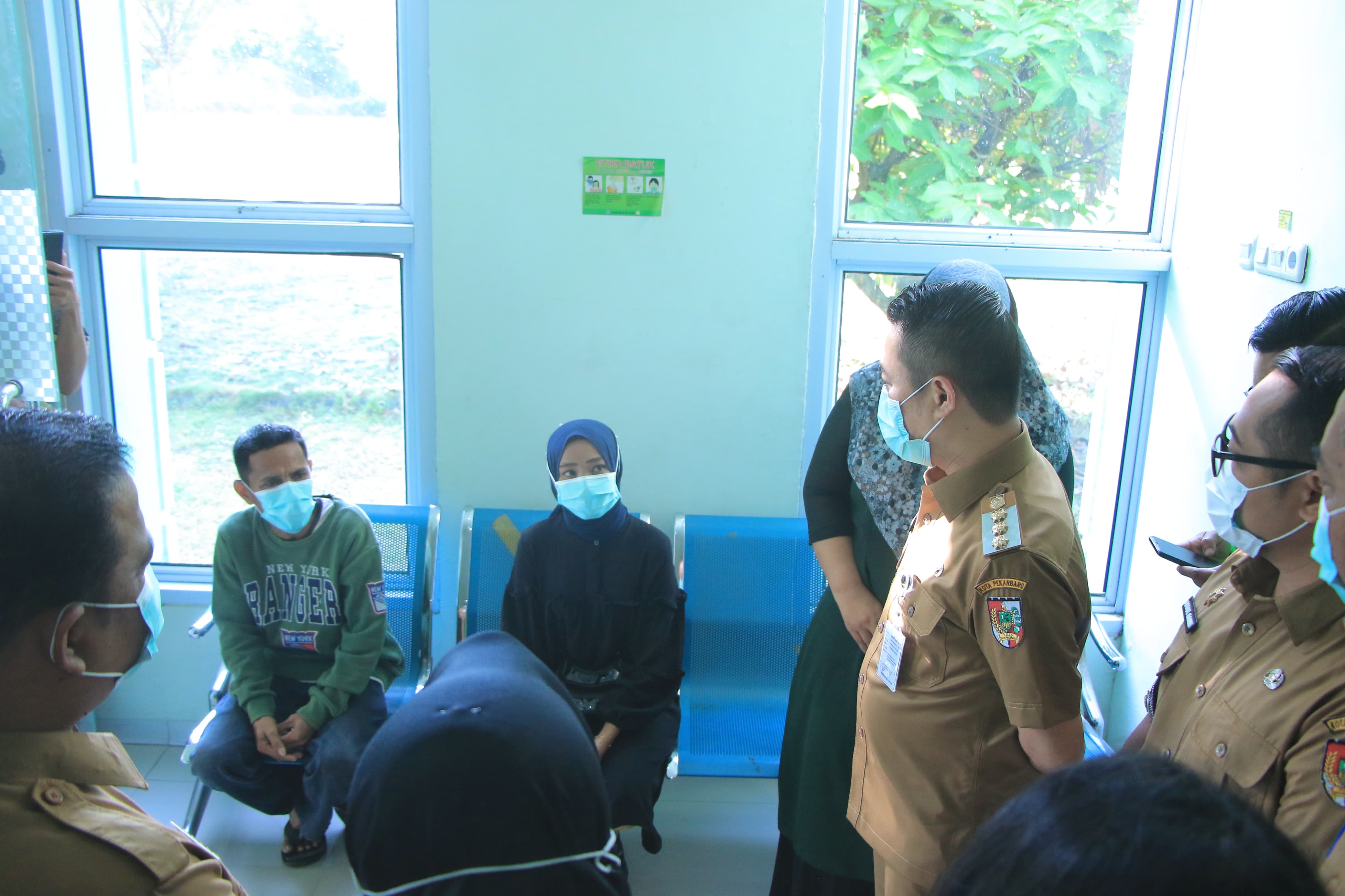 Penanggulangan TBC, Pj Wako Pekanbaru Cek Pelayanan di Puskesmas Rejosari
