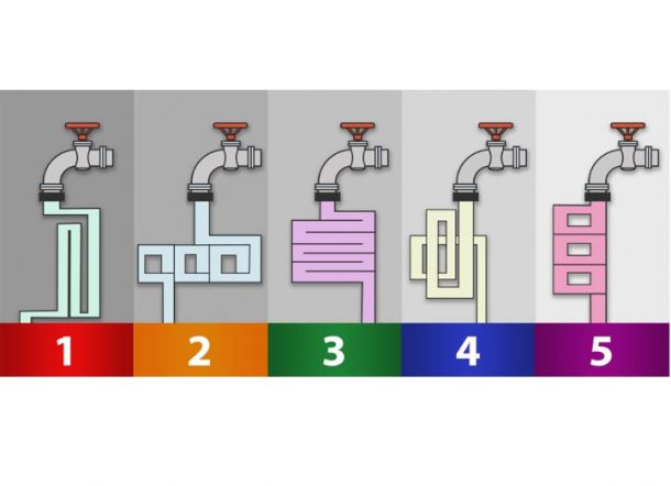 Tes Kecerdasan, Menurut Anda, Pipa Mana yang Mengalirkan Air Paling Cepat?