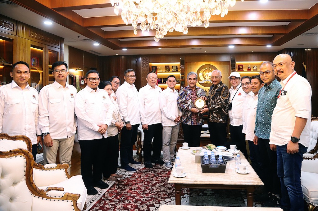 PWI Temui Ketua MPR, Ahmad Muzani: Wartawan Itu Panggilan Hati, Kemanusiaan di Atas Berita