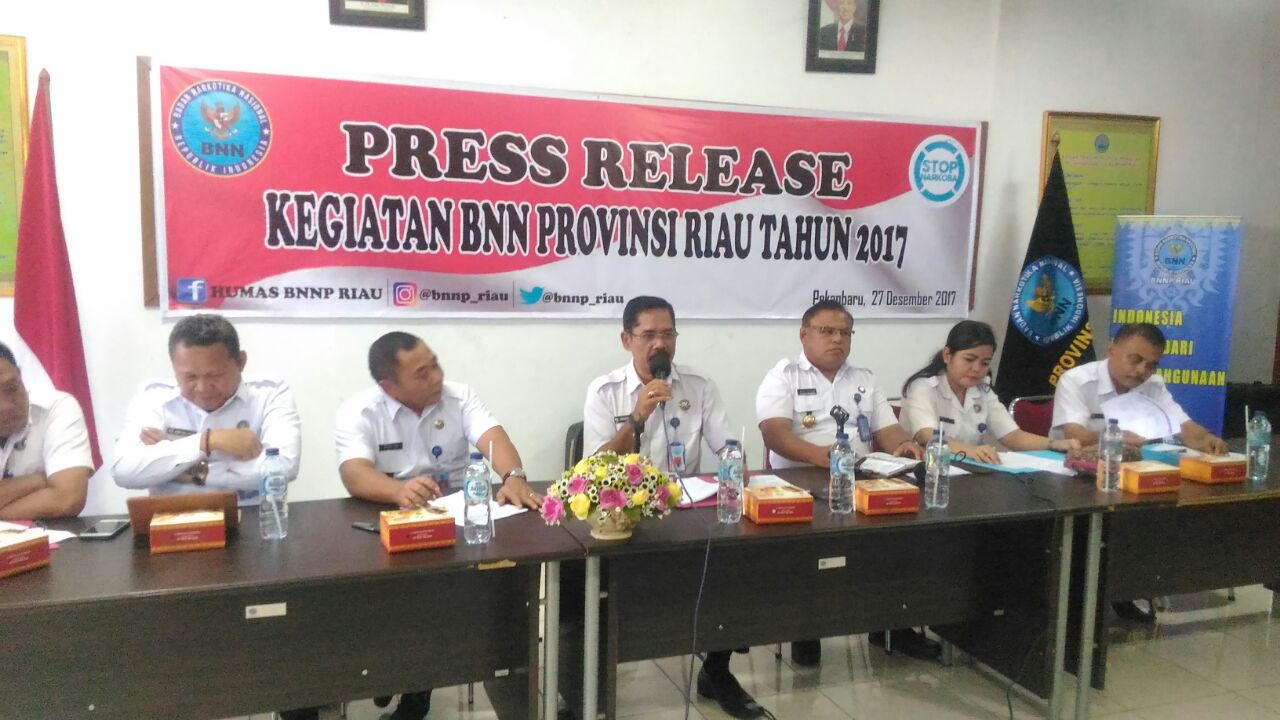 Setahun, BNNP Riau Tangkap 384 Orang di Tempat Hiburan