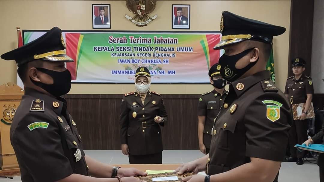 Kajari Gelar Sertijab, Iwan Roy Charles Jabat Kasi Intel Kelas 1 Binjai