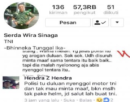Kesaksian Warga Soal oknum TNI Pukul Polantas di Pekanbaru, Bukan Karena Tidak Pakai Helem, Lantas ?