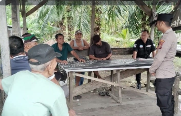 Polsek Sungai Apit Lakukan Sambang Warga untuk Cooling System Menjelang Pilkada